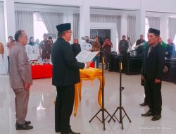 Ketua DPRD Lantik PAW Anggota DPRD Kabupaten Konawe Fraksi PBB Sisa Masa Jabatan Tahun 2019-2024