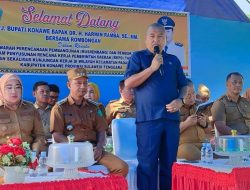 Ketua DPRD Konawe, Menghadiri Musrembang Di Kecamatan Padangguni