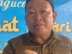 PJ Bupati Konawe Harmin Ramba, Himbau Masyarakat Konawe Untuk Hadiri Halal Bi Halal Nur Alam Di Lapangan Sampara