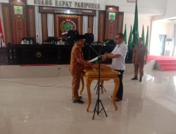 DPRD Konawe Gelar Rapat Paripurna Penyerahan Dua ranperda Dari Pemda Konawe