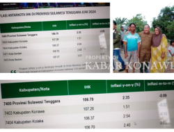 Pj Bupati Harmin Ramba Berhasil Turunkan Inflasi di Kabupaten Konawe, Bulan Juni 2024 Terendah Se Sultra