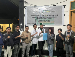 Sarlan Lario Resmi Ambil Formulir Pendaftaran Caketum Badko HMI Sultra, dengan Tagline “HMI Bertumbuh”