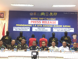 Bea Cukai Kendari Tangkap Dua Tersangka dalam Kasus Penyulundupan Rokok Ilegal, Kerugian Negara Capai Rp 1,3 Miliar