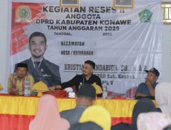 Kristian Tandabioh Kembali Reses di Kecamatan Tongauna