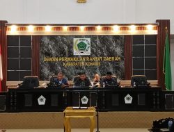 Hasil Pembahasan LKPJ Bupati Konawe 2025 Diserahkan, Melalui Sidang Paripurna DPRD